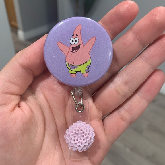 Patrick From Sponge Bob Retractable Badge Holder - Picture 1 of 1
